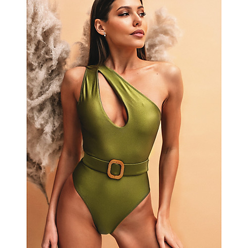 Women's Yellow Green One-piece Swimwear Swimsuit - Geometric Solid Colored S M L Yellow
Women's Yellow Green One-piece Swimwear Swimsuit - Geometric Solid Colored S M L Yellow