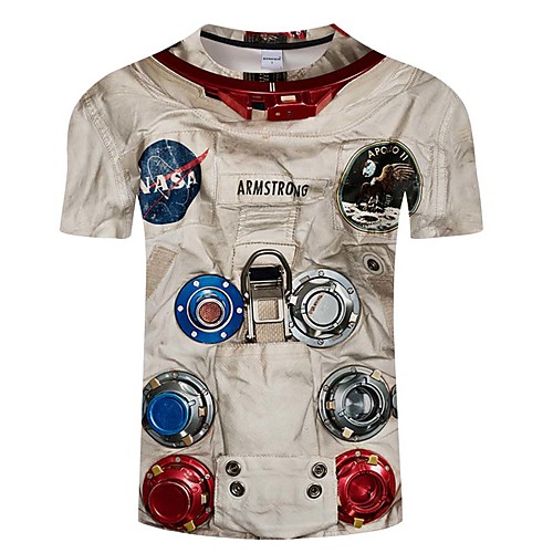 Men's Daily Going out Exaggerated T-shirt - 3D / Letter / Simulation Print Beige
Men's Daily Going out Exaggerated T-shirt - 3D / Letter / Simulation Print Beige