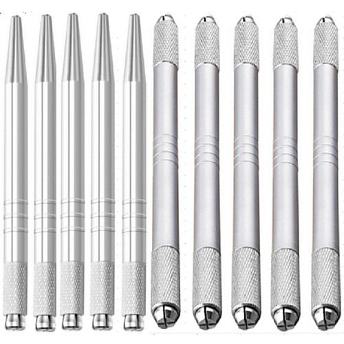 Aluminium alloy Permanent Makeup Machines Relaxed Fit / Portable / Eco-friendly 5支单头绣眉笔5支双头绣眉笔 Recommended for Eyebrows / Eyeliners
Aluminium alloy Permanent Makeup Machines Relaxed Fit / Portable / Eco-friendly 5支单头绣眉笔5支双头绣眉笔 Recommended for Eyebrows / Eyeliners