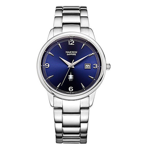 Men's Steel Band Watches Japanese Quartz Stainless Steel 30 m Water Resistant / Waterproof Analog Fashion Cool - Blue White Black One Year Battery Life
Men's Steel Band Watches Japanese Quartz Stainless Steel 30 m Water Resistant / Waterproof Analog Fashion Cool - Blue White Black One Year Battery Life