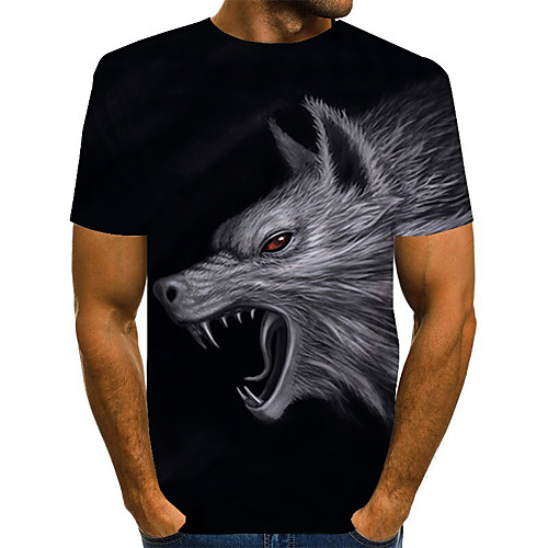 Men's Daily Holiday Street chic / Exaggerated T-shirt - Color Block / 3D / Abstract Print Black
Men's Daily Holiday Street chic / Exaggerated T-shirt - Color Block / 3D / Abstract Print Black