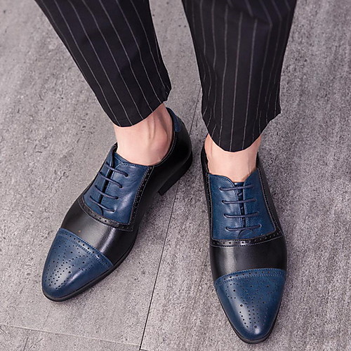 Men's Spring & Summer Classic Daily Oxfords PU Blue / White / Black Color Block
Men's Spring & Summer Classic Daily Oxfords PU Blue / White / Black Color Block