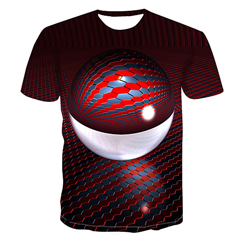 Men's Club Weekend Street chic / Punk & Gothic T-shirt - Color Block / 3D / Abstract Print Red
Men's Club Weekend Street chic / Punk & Gothic T-shirt - Color Block / 3D / Abstract Print Red