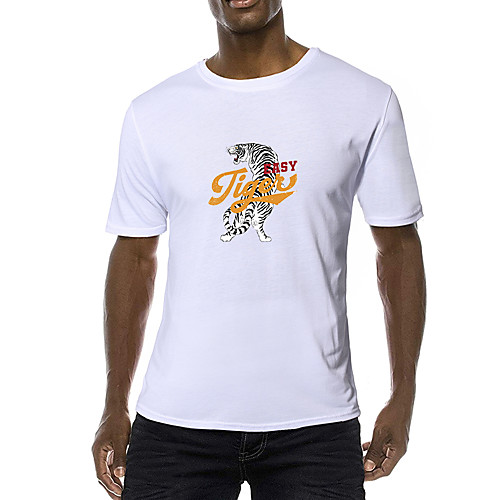 Men's Daily Sports Business / Basic T-shirt - Solid Colored / Animal / Letter Black & White, Print Yellow
Men's Daily Sports Business / Basic T-shirt - Solid Colored / Animal / Letter Black & White, Print Yellow