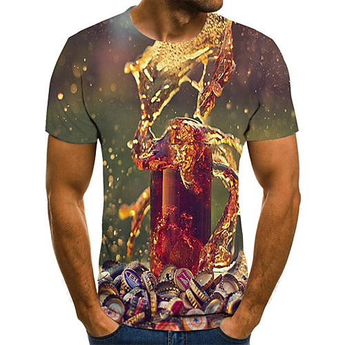 Men's Holiday Going out Street chic / Exaggerated T-shirt - Geometric / Color Block / 3D Print Rainbow
Men's Holiday Going out Street chic / Exaggerated T-shirt - Geometric / Color Block / 3D Print Rainbow