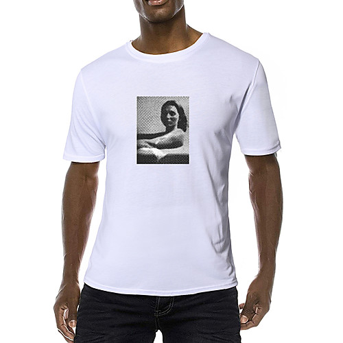 Men's Daily Sports Business / Basic T-shirt - Solid Colored / Portrait Black & White, Print Yellow
Men's Daily Sports Business / Basic T-shirt - Solid Colored / Portrait Black & White, Print Yellow