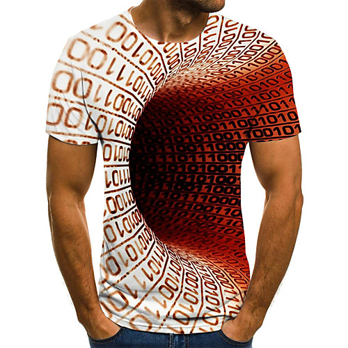 Men's Holiday Going out Street chic / Exaggerated T-shirt - Geometric / Color Block / 3D Print Red
Men's Holiday Going out Street chic / Exaggerated T-shirt - Geometric / Color Block / 3D Print Red