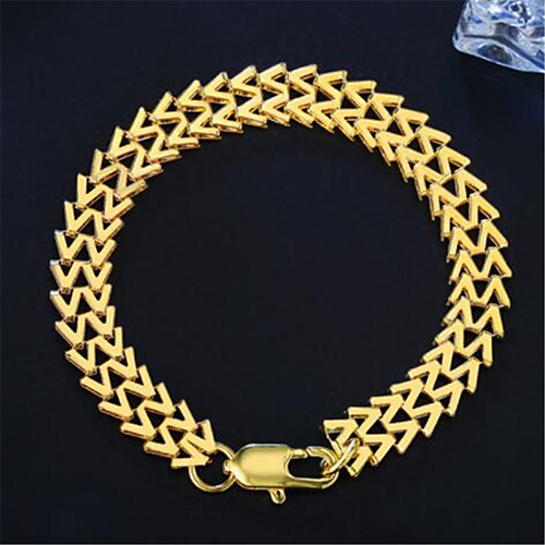 Men's Chain Bracelet Classic Flower Fashion 18K Gold Plated Bracelet Jewelry Gold For Party Evening Gift
Men's Chain Bracelet Classic Flower Fashion 18K Gold Plated Bracelet Jewelry Gold For Party Evening Gift