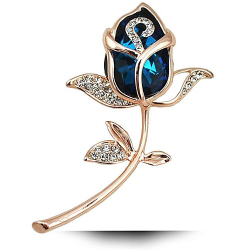 Women's Cubic Zirconia Brooches Classic Roses Stylish Simple Classic Brooch Jewelry Silver-Blue Purple Red For Party Gift Daily Work Festival
Women's Cubic Zirconia Brooches Classic Roses Stylish Simple Classic Brooch Jewelry Silver-Blue Purple Red For Party Gift Daily Work Festival