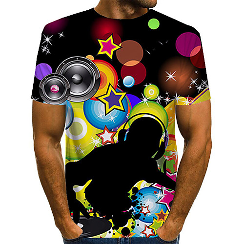 Men's Daily Going out Street chic / Exaggerated T-shirt - Geometric / 3D / Graphic Pleated / Print Rainbow
Men's Daily Going out Street chic / Exaggerated T-shirt - Geometric / 3D / Graphic Pleated / Print Rainbow