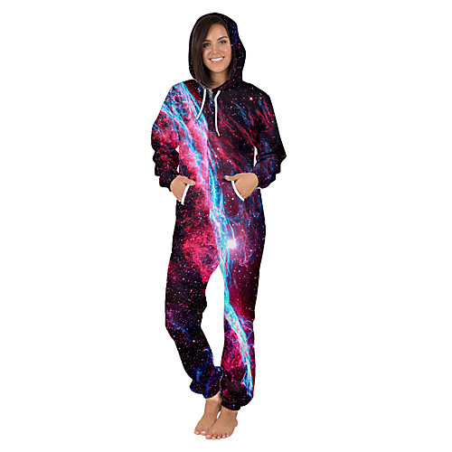 Adults' Kigurumi Pajamas Galaxy Onesie Pajamas Flannel Fabric Purple / Dark Purple Cosplay For Men and Women Animal Sleepwear Cartoon Festival / Holiday Costumes
Adults' Kigurumi Pajamas Galaxy Onesie Pajamas Flannel Fabric Purple / Dark Purple Cosplay For Men and Women Animal Sleepwear Cartoon Festival / Holiday Costumes