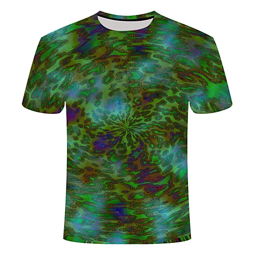 Men's Daily Going out Basic T-shirt - 3D / Graphic / Visual Deception Print Green
Men's Daily Going out Basic T-shirt - 3D / Graphic / Visual Deception Print Green