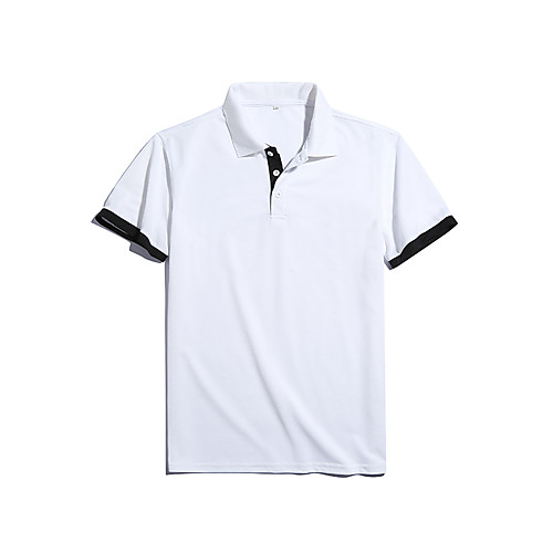 Men's Solid Colored Patchwork Polo Basic Daily Shirt Collar White / Black / Blue / Navy Blue / Short Sleeve
Men's Solid Colored Patchwork Polo Basic Daily Shirt Collar White / Black / Blue / Navy Blue / Short Sleeve