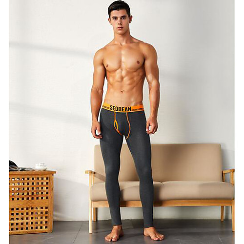Men's Normal Cotton Sexy Long Johns Solid Colored Mid Waist
Men's Normal Cotton Sexy Long Johns Solid Colored Mid Waist
