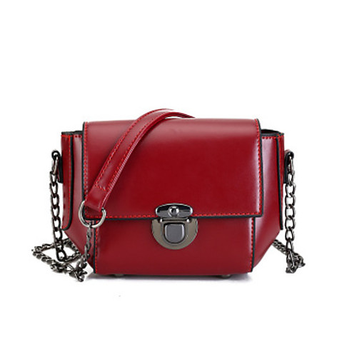 Women's Chain Polyester / PU Crossbody Bag Solid Color Green / Brown / Black
Women's Chain Polyester / PU Crossbody Bag Solid Color Green / Brown / Black