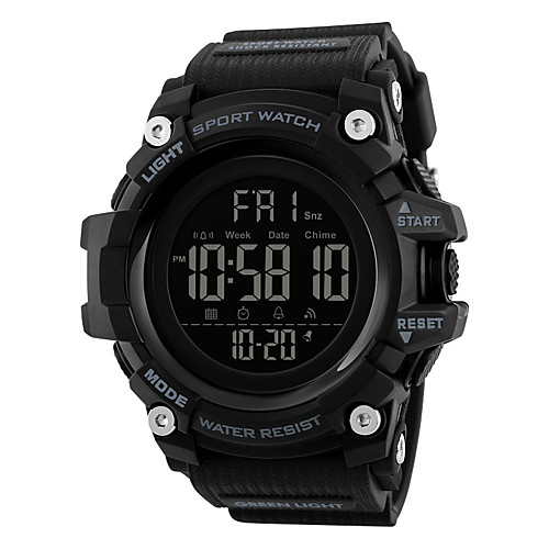 SKMEI Men's Sport Watch Digital Modern Style Sporty Silicone Black / Red / Brown 50 m Calendar / date / day Chronograph Alarm Clock Digital Outdoor Army - RedBrown Red Green One Year Battery Life
SKMEI Men's Sport Watch Digital Modern Style Sporty Silicone Black / Red / Brown 50 m Calendar / date / day Chronograph Alarm Clock Digital Outdoor Army - RedBrown Red Green One Year Battery Life