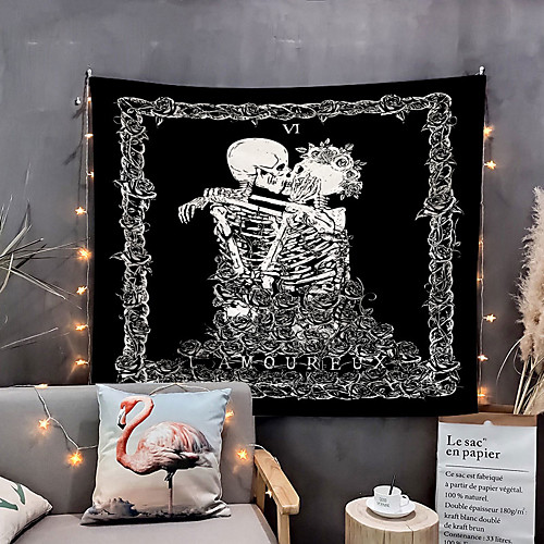 Home Living Tapestry Wall Hanging Tapestries Wall Blanket Wall Art Wall Decor Black And White Skull Human skeleton Tapestry Wall Decor
Home Living Tapestry Wall Hanging Tapestries Wall Blanket Wall Art Wall Decor Black And White Skull Human skeleton Tapestry Wall Decor