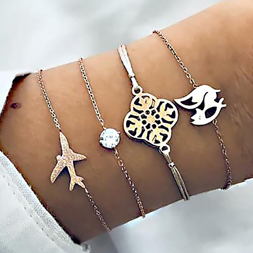 Women's Bracelet Classic Wedding Birthday Vintage Theme European Trendy Casual / Sporty Ethnic French Alloy Bracelet Jewelry Gold For Date Festival
Women's Bracelet Classic Wedding Birthday Vintage Theme European Trendy Casual / Sporty Ethnic French Alloy Bracelet Jewelry Gold For Date Festival