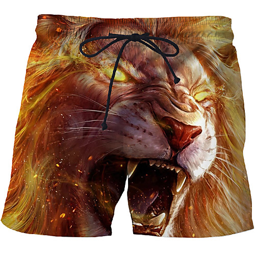 Men's Sporty / Exaggerated Sweatpants / Shorts Pants - 3D / 3D Print / Animal Lion, Print Rainbow US32 / UK32 / EU40 US34 / UK34 / EU42 US36 / UK36 / EU44
Men's Sporty / Exaggerated Sweatpants / Shorts Pants - 3D / 3D Print / Animal Lion, Print Rainbow US32 / UK32 / EU40 US34 / UK34 / EU42 US36 / UK36 / EU44