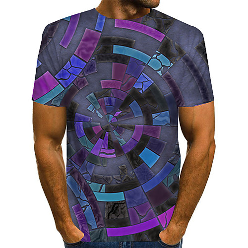 Men's Daily Weekend Basic / Exaggerated T-shirt - Color Block / Rainbow / Abstract Print Rainbow
Men's Daily Weekend Basic / Exaggerated T-shirt - Color Block / Rainbow / Abstract Print Rainbow