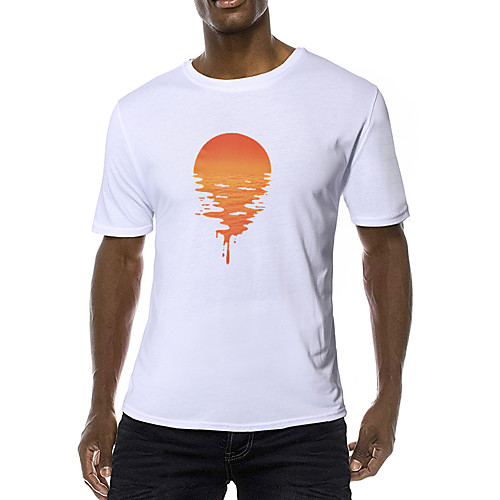 Men's Daily Sports Business / Basic T-shirt - Abstract / Solid Colored Black & White, Print Yellow
Men's Daily Sports Business / Basic T-shirt - Abstract / Solid Colored Black & White, Print Yellow
