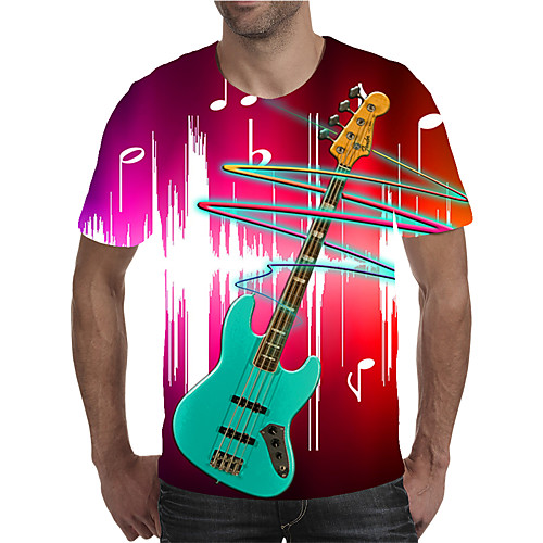 Men's Daily Going out Street chic / Exaggerated T-shirt - Geometric / 3D / Graphic Pleated / Print Rainbow
Men's Daily Going out Street chic / Exaggerated T-shirt - Geometric / 3D / Graphic Pleated / Print Rainbow