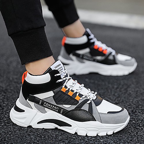 Men's Faux Leather Fall & Winter Sporty Trainers / Athletic Shoes Walking Shoes Height-increasing Color Block Green / Black / Gray
Men's Faux Leather Fall & Winter Sporty Trainers / Athletic Shoes Walking Shoes Height-increasing Color Block Green / Black / Gray