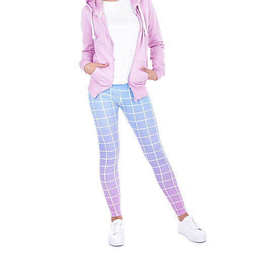 Women's Sports / Yoga Sporty / Basic Legging - Print / Color Block, Print Mid Waist Light Blue One-Size
Women's Sports / Yoga Sporty / Basic Legging - Print / Color Block, Print Mid Waist Light Blue One-Size