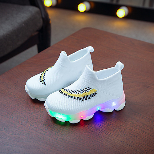 Boys' / Girls' Comfort / LED Shoes Flyknit Sneakers Toddler(9m-4ys) / Little Kids(4-7ys) Braided Strap / Split Joint / LED Pink / White / Black Spring / Fall / Party & Evening
Boys' / Girls' Comfort / LED Shoes Flyknit Sneakers Toddler(9m-4ys) / Little Kids(4-7ys) Braided Strap / Split Joint / LED Pink / White / Black Spring / Fall / Party & Evening