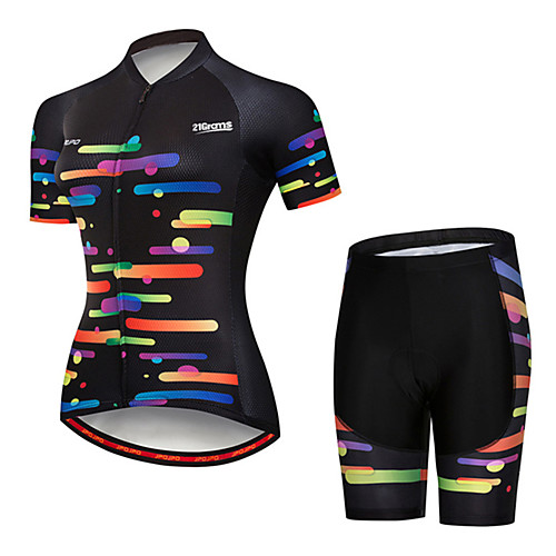 21Grams Women's Short Sleeve Cycling Jersey with Shorts Black / Red Polka Dot Gradient Bike Clothing Suit Breathable 3D Pad Quick Dry Ultraviolet Resistant Sweat-wicking Sports Polka Dot Mountain
21Grams Women's Short Sleeve Cycling Jersey with Shorts Black / Red Polka Dot Gradient Bike Clothing Suit Breathable 3D Pad Quick Dry Ultraviolet Resistant Sweat-wicking Sports Polka Dot Mountain
