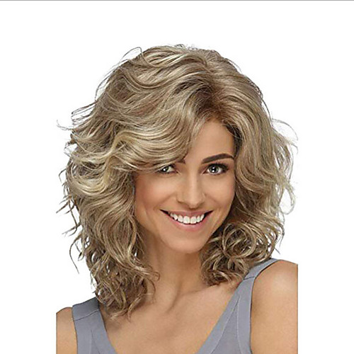 Synthetic Wig Deep Wave Asymmetrical Wig Medium Length Golden Brown Synthetic Hair 14 inch Women's Party Blonde
Synthetic Wig Deep Wave Asymmetrical Wig Medium Length Golden Brown Synthetic Hair 14 inch Women's Party Blonde