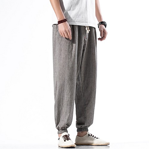 Men's Sporty / Chinoiserie Chinos Pants - Solid Colored Drawstring Comfort Blue Dark Gray Black US32 / UK32 / EU40 US34 / UK34 / EU42 US38 / UK38 / EU46
Men's Sporty / Chinoiserie Chinos Pants - Solid Colored Drawstring Comfort Blue Dark Gray Black US32 / UK32 / EU40 US34 / UK34 / EU42 US38 / UK38 / EU46