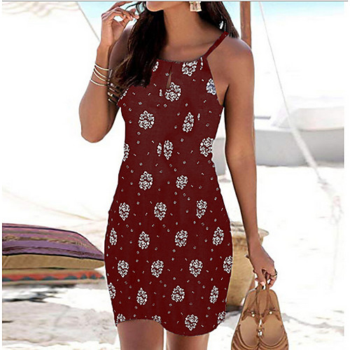 Women's Sheath Dress Knee Length Dress - Sleeveless Floral Summer Elegant 2020 Wine Black Blue S M L XL XXL
Women's Sheath Dress Knee Length Dress - Sleeveless Floral Summer Elegant 2020 Wine Black Blue S M L XL XXL