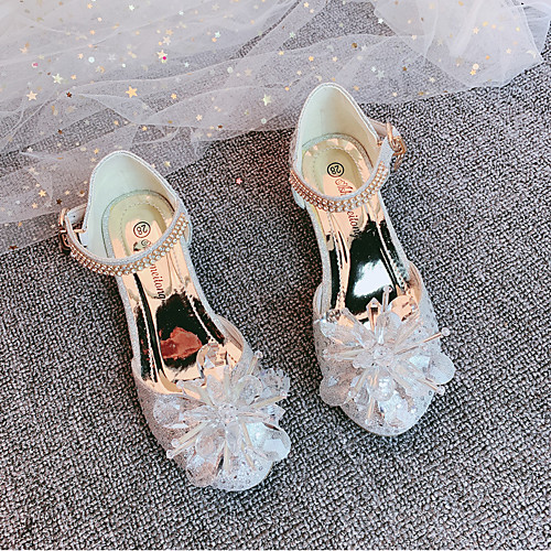 Girls' Flower Girl Shoes Synthetics Sandals Little Kids(4-7ys) / Big Kids(7years ) Crystal / Buckle / Sequin Silver Spring / Fall / Party & Evening / Color Block
Girls' Flower Girl Shoes Synthetics Sandals Little Kids(4-7ys) / Big Kids(7years ) Crystal / Buckle / Sequin Silver Spring / Fall / Party & Evening / Color Block