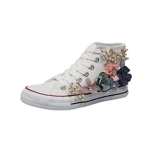 Women's Flats Spring & Fall / Summer Flat Heel Round Toe Daily Canvas White / Black
Women's Flats Spring & Fall / Summer Flat Heel Round Toe Daily Canvas White / Black