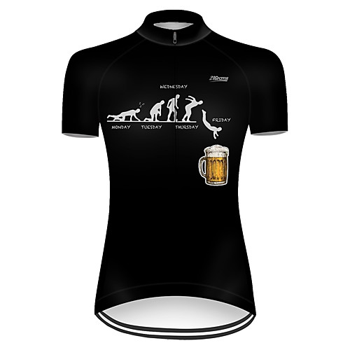 21Grams Women's Short Sleeve Cycling Jersey Black Oktoberfest Beer Bike Top Mountain Bike MTB Road Bike Cycling Breathable Sports Clothing Apparel / Micro-elastic
21Grams Women's Short Sleeve Cycling Jersey Black Oktoberfest Beer Bike Top Mountain Bike MTB Road Bike Cycling Breathable Sports Clothing Apparel / Micro-elastic