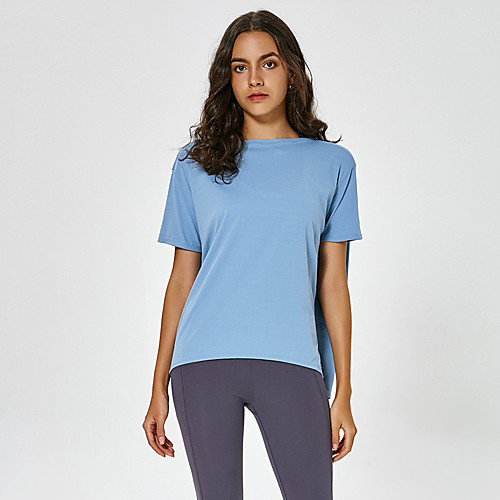 Women's Yoga Top Solid Color White Black Pink Grey Blue Elastane Cotton Yoga Running Fitness Tee / T-shirt Top Short Sleeve Sport Activewear Breathable Quick Dry Comfortable Stretchy
Women's Yoga Top Solid Color White Black Pink Grey Blue Elastane Cotton Yoga Running Fitness Tee / T-shirt Top Short Sleeve Sport Activewear Breathable Quick Dry Comfortable Stretchy