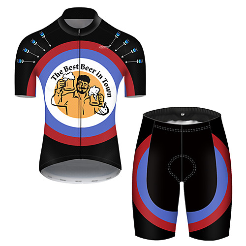 21Grams Men's Short Sleeve Cycling Jersey with Shorts Black / Red Oktoberfest Beer Bike Breathable Sports Patterned Mountain Bike MTB Road Bike Cycling Clothing Apparel / Stretchy
21Grams Men's Short Sleeve Cycling Jersey with Shorts Black / Red Oktoberfest Beer Bike Breathable Sports Patterned Mountain Bike MTB Road Bike Cycling Clothing Apparel / Stretchy
