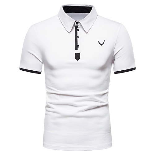 Men's Color Block Black & White Patchwork Print Polo Basic Daily Going out White / Black
Men's Color Block Black & White Patchwork Print Polo Basic Daily Going out White / Black