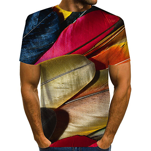 Men's Geometric 3D Print T-shirt Street chic Exaggerated Daily Going out Rainbow
Men's Geometric 3D Print T-shirt Street chic Exaggerated Daily Going out Rainbow