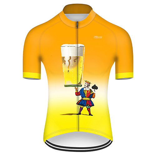 21Grams Men's Short Sleeve Cycling Jersey Orange Oktoberfest Beer Bike Top Mountain Bike MTB Road Bike Cycling Breathable Sports Clothing Apparel / Micro-elastic
21Grams Men's Short Sleeve Cycling Jersey Orange Oktoberfest Beer Bike Top Mountain Bike MTB Road Bike Cycling Breathable Sports Clothing Apparel / Micro-elastic