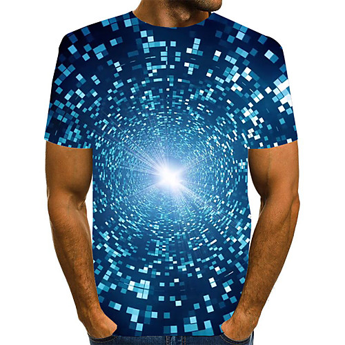 Men's Daily Weekend Basic / Exaggerated T-shirt - Color Block / 3D / Abstract Print Rainbow
Men's Daily Weekend Basic / Exaggerated T-shirt - Color Block / 3D / Abstract Print Rainbow