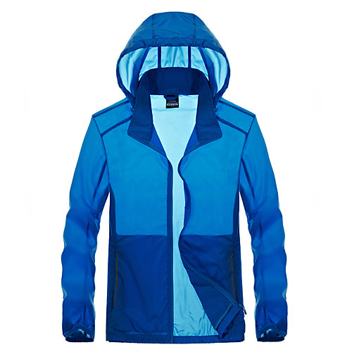 Men's Hiking Jacket Outdoor Waterproof Breathable Quick Dry Ultraviolet Resistant Hoodie Top Fishing Climbing Beach Navy Blue / Grey / Dark Navy / Dark Blue
Men's Hiking Jacket Outdoor Waterproof Breathable Quick Dry Ultraviolet Resistant Hoodie Top Fishing Climbing Beach Navy Blue / Grey / Dark Navy / Dark Blue