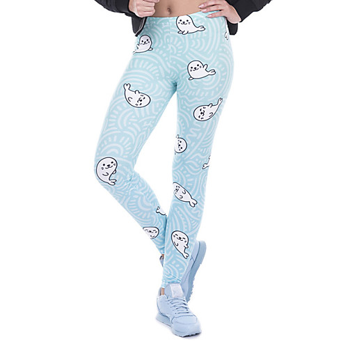 Women's Sports / Yoga Sporty / Basic Legging - Print, Print Mid Waist Light Blue One-Size
Women's Sports / Yoga Sporty / Basic Legging - Print, Print Mid Waist Light Blue One-Size