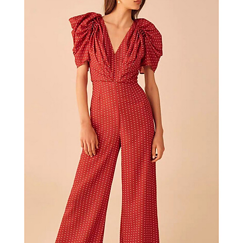 Jumpsuits V Neck Floor Length Spandex Boho / Vintage Holiday / Prom Dress with Pattern / Print 2020
Jumpsuits V Neck Floor Length Spandex Boho / Vintage Holiday / Prom Dress with Pattern / Print 2020