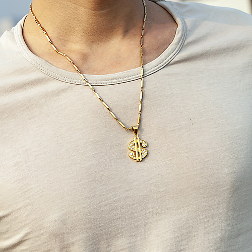 Necklace Statement Unique Design Trendy Fashion Stainless Steel Gold 55 cm Necklace Jewelry 1pc For Party Evening Sport Street
Necklace Statement Unique Design Trendy Fashion Stainless Steel Gold 55 cm Necklace Jewelry 1pc For Party Evening Sport Street
