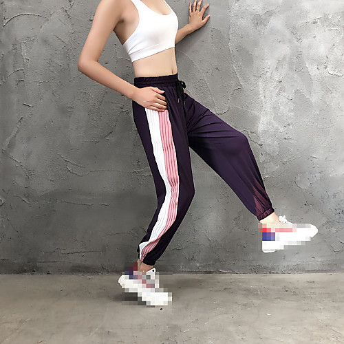 Women's Jogger Pants Joggers Running Pants Track Pants Sports Pants Sports Bottoms Running Jogging Training Lightweight Breathable Quick Dry Stripes Purple Blushing Pink Black / Micro-elastic
Women's Jogger Pants Joggers Running Pants Track Pants Sports Pants Sports Bottoms Running Jogging Training Lightweight Breathable Quick Dry Stripes Purple Blushing Pink Black / Micro-elastic