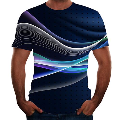 Men's Going out Weekend Basic T-shirt - Color Block / 3D / Animal Rainbow 
Men's Going out Weekend Basic T-shirt - Color Block / 3D / Animal Rainbow