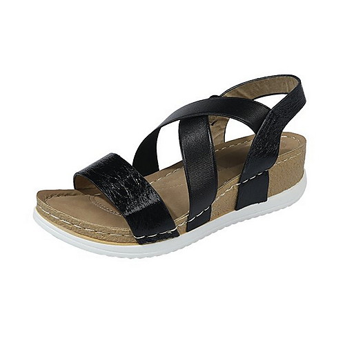Women's Sandals Spring & Summer Flat Heel Round Toe Daily PU Gold / Silver / Black
Women's Sandals Spring & Summer Flat Heel Round Toe Daily PU Gold / Silver / Black