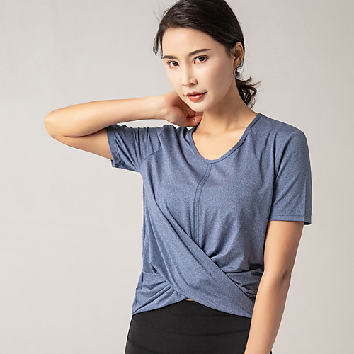 Women's Running T-Shirt Workout Shirt Running Active Training Fitness Breathable Quick Dry Soft Sportswear Tee / T-shirt Top Short Sleeve Activewear Stretchy
Women's Running T-Shirt Workout Shirt Running Active Training Fitness Breathable Quick Dry Soft Sportswear Tee / T-shirt Top Short Sleeve Activewear Stretchy